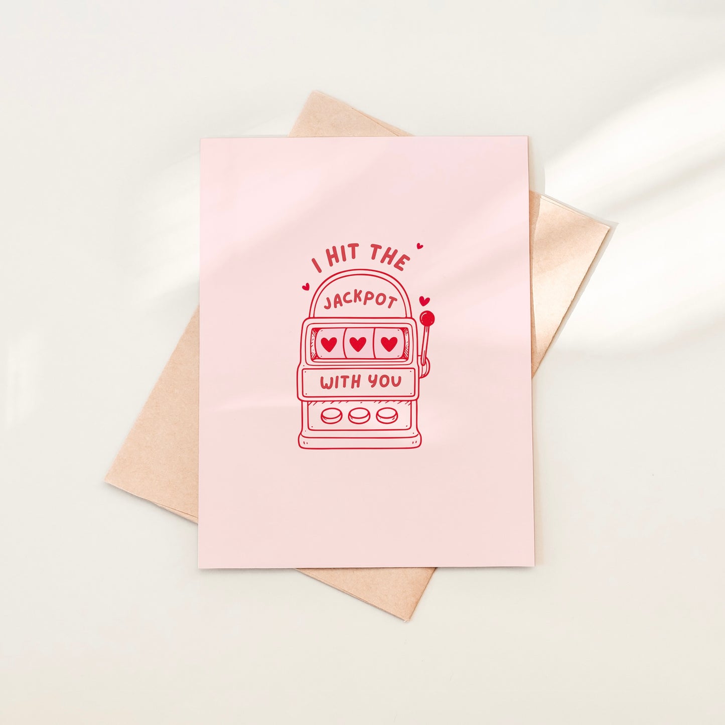 Hit The Jackpot Greeting Card