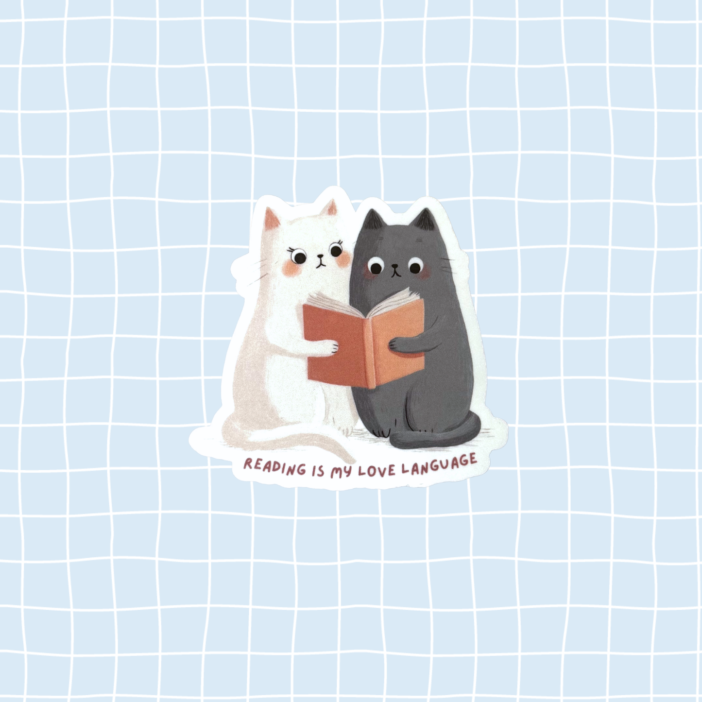 Reading Is My Love Language Sticker