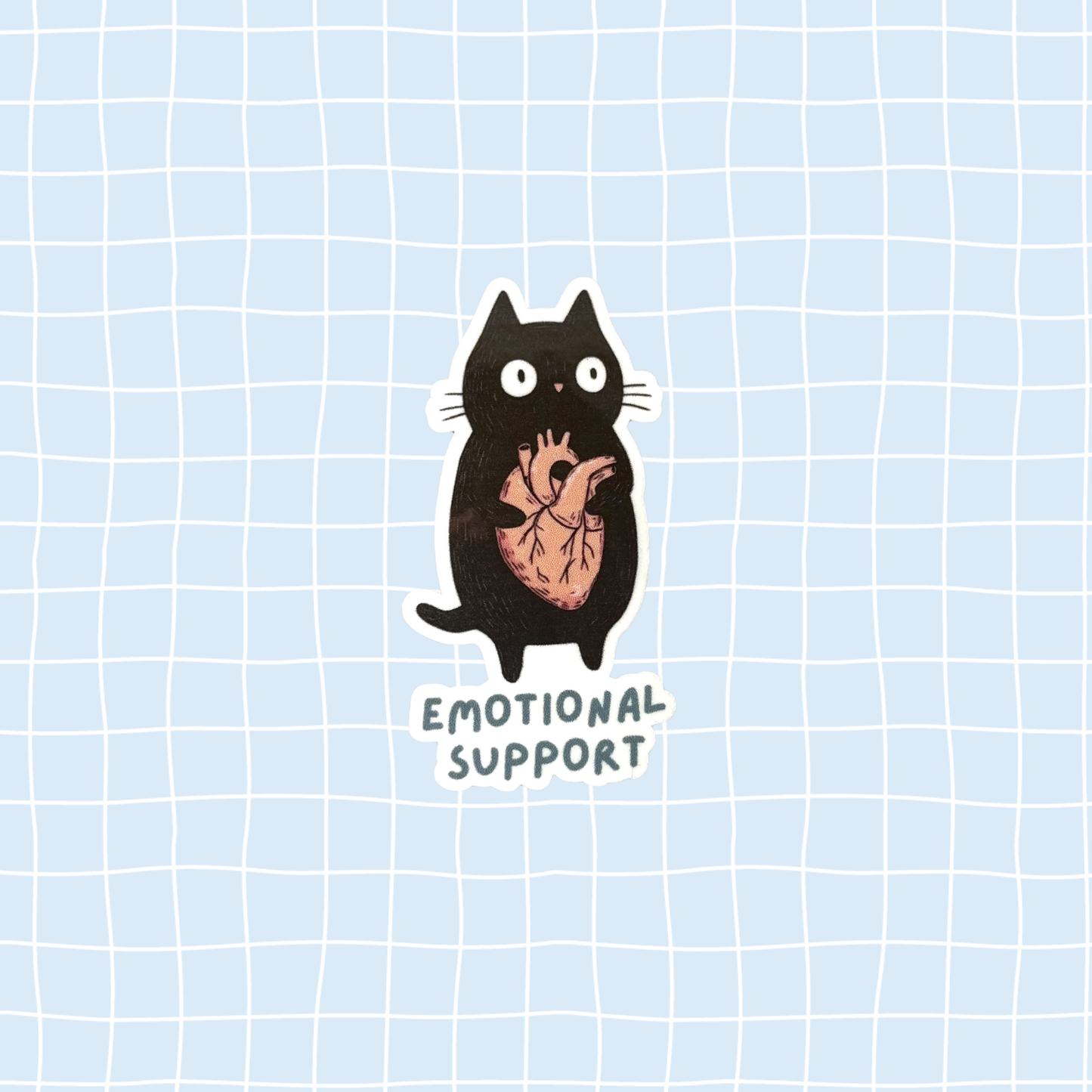 Emotional Support Cat Sticker