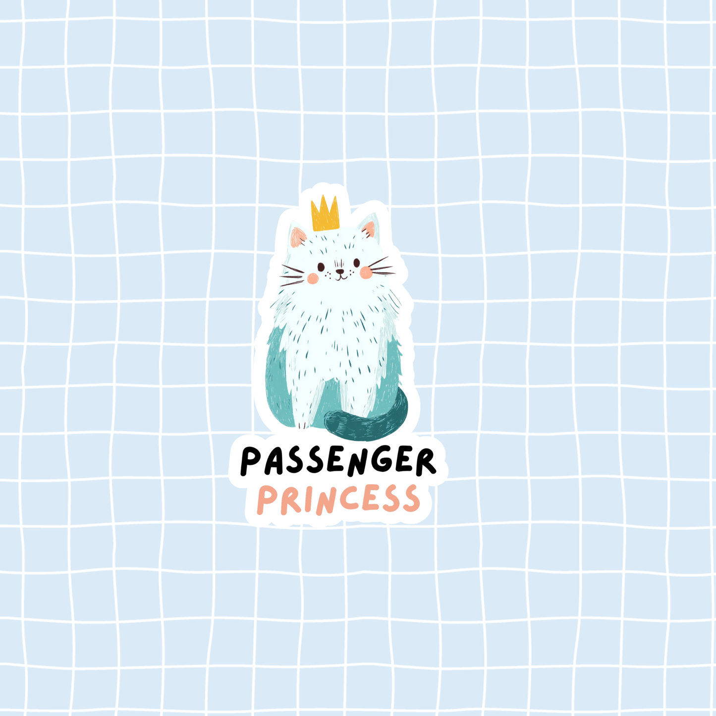 Passenger Princess Sticker