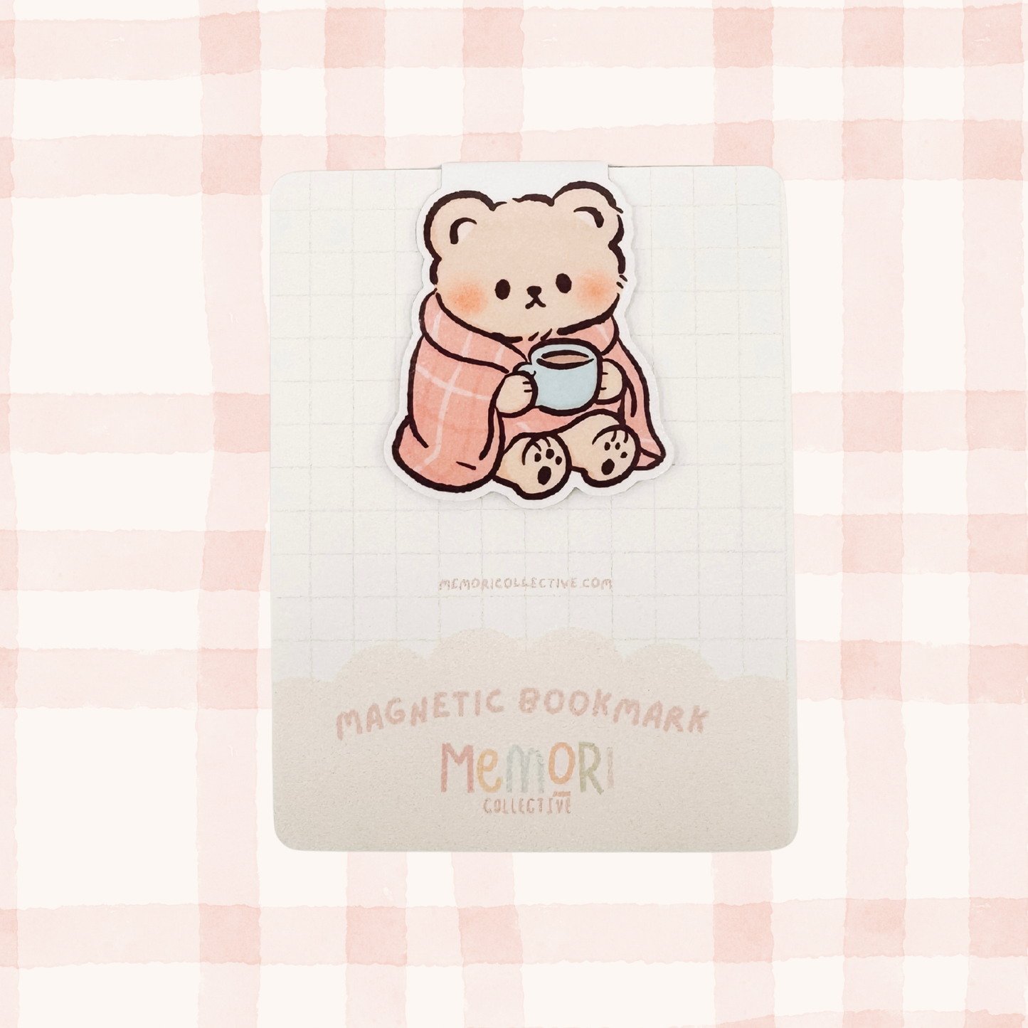 Cozy Bear Magnetic Bookmark
