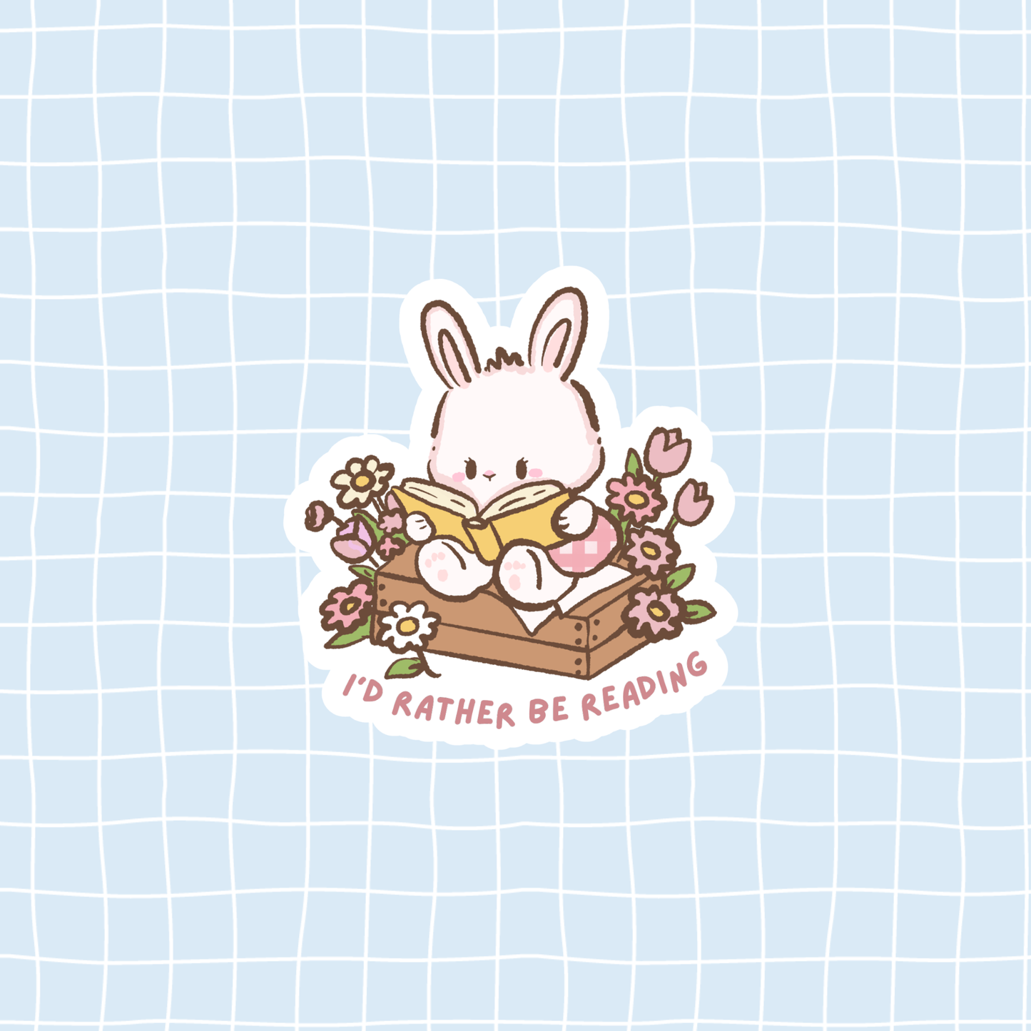 Rather Be Reading Sticker