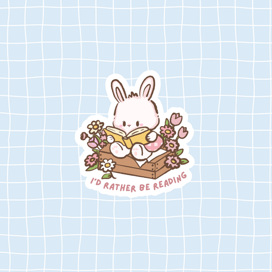 Rather Be Reading Sticker