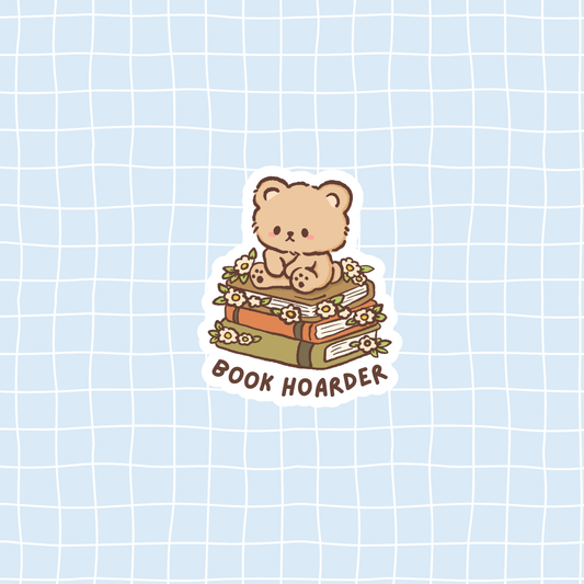 Book Hoarder Sticker