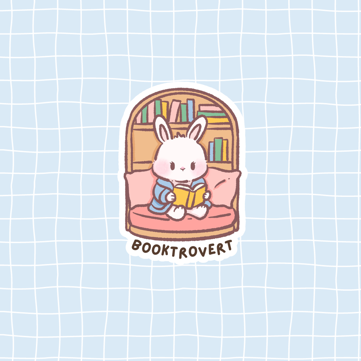 Booktrovert Sticker