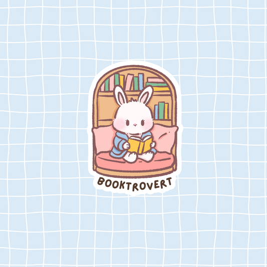 Booktrovert Sticker
