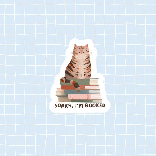 I’m Booked Sticker