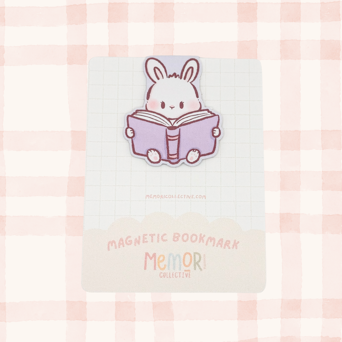 Bunny & Book Magnetic Bookmark