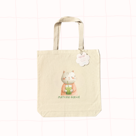 Matcha Girlie Tote Bag