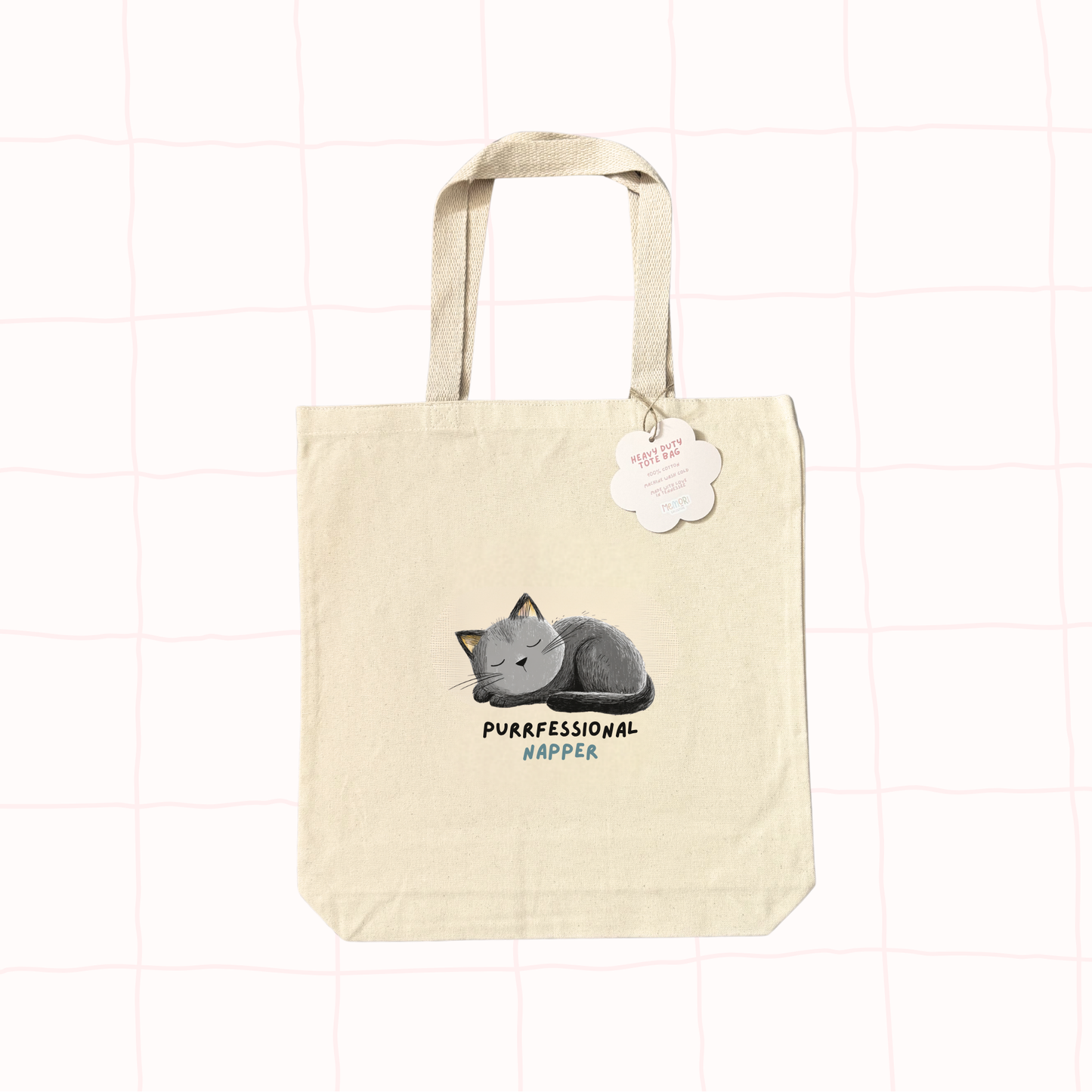 Purrfessional Napper Tote Bag
