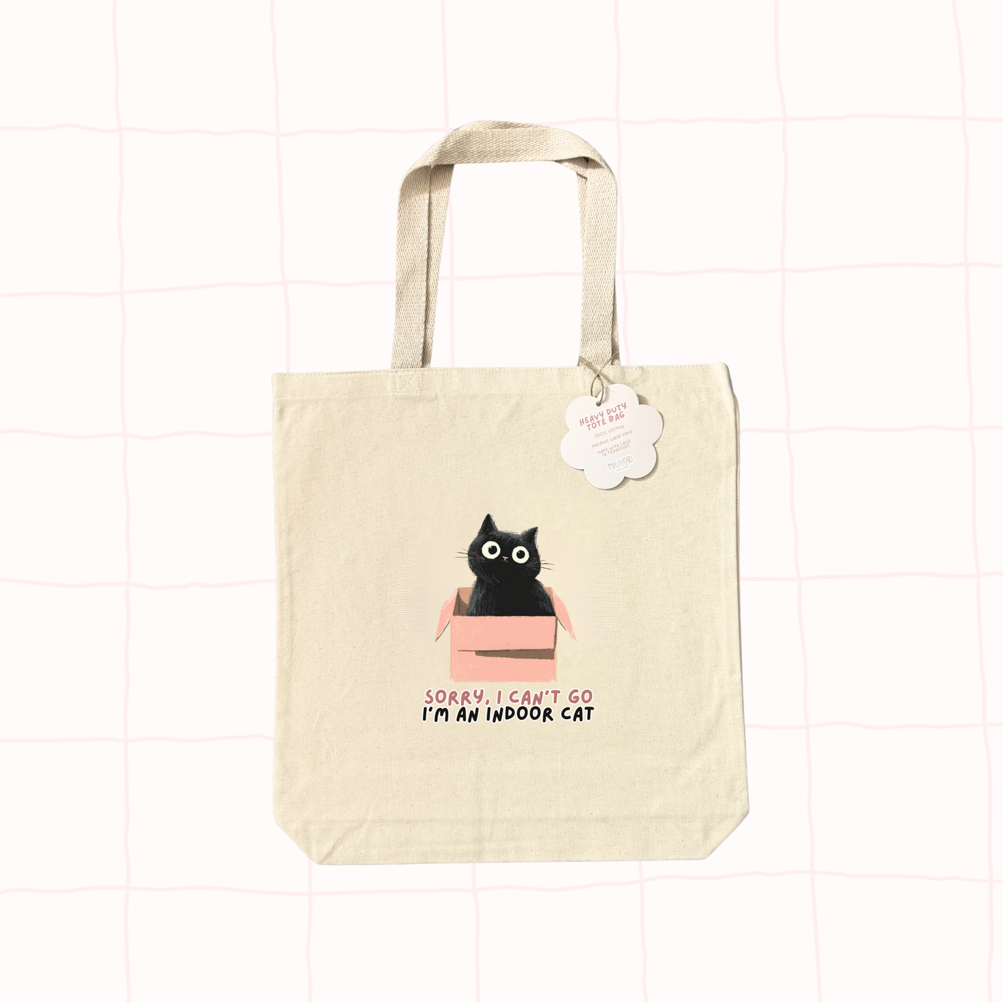 Indoor Cat Tote Bag