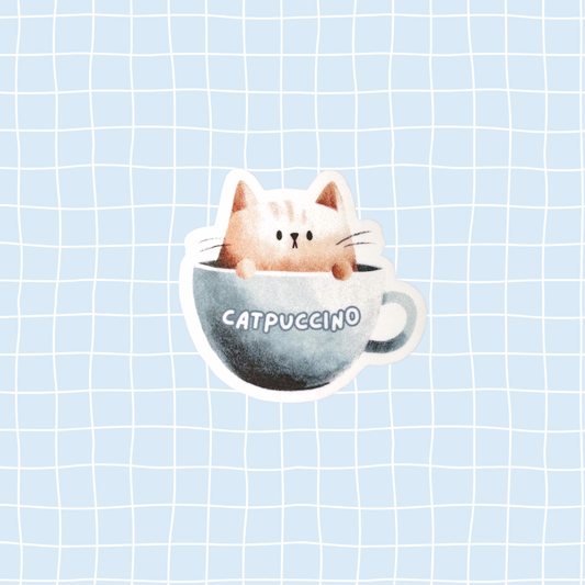 Catpuccino Sticker