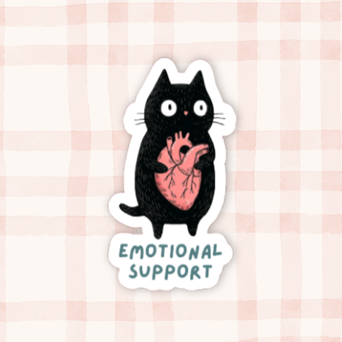 Emotional Support Cat Sticker