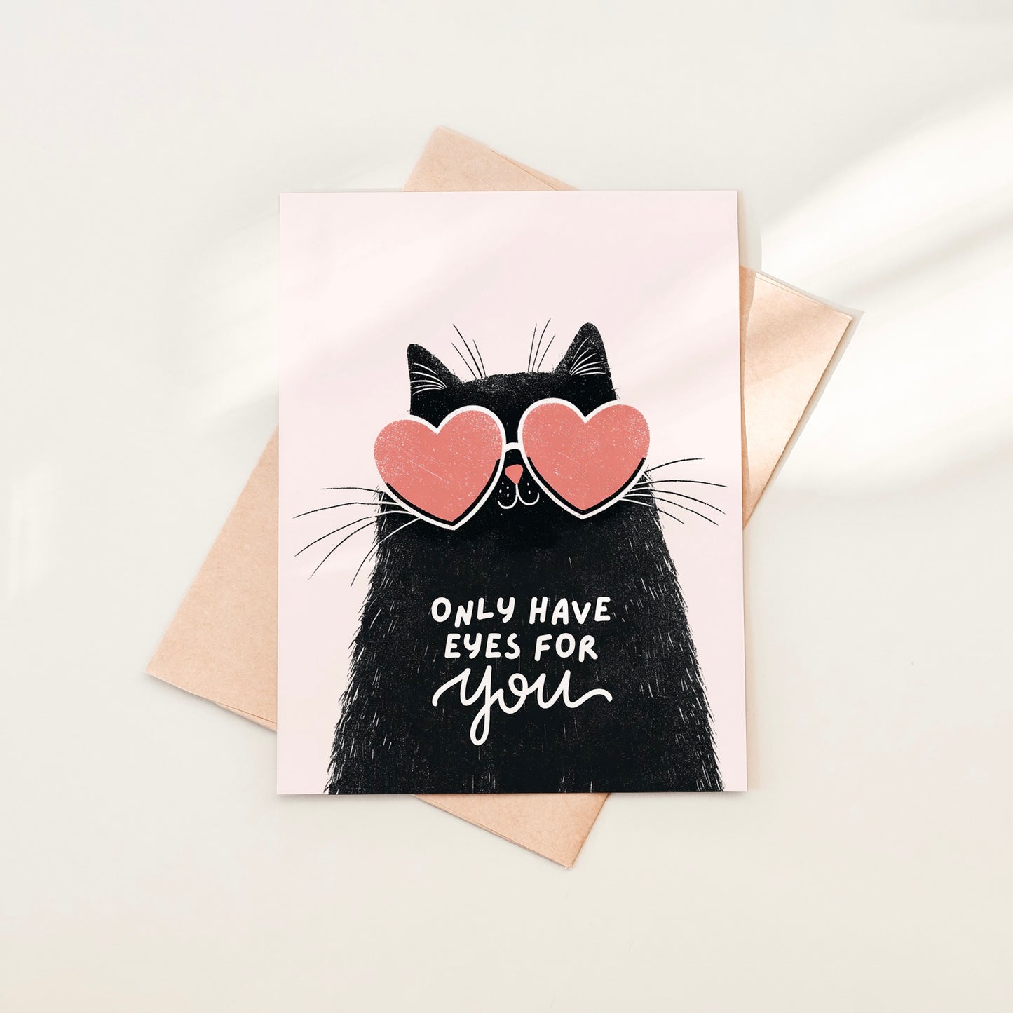 Cat Only Have Eyes For You Greeting Card