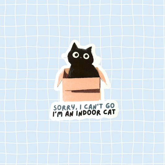 I'm An Indoor Cat Sticker