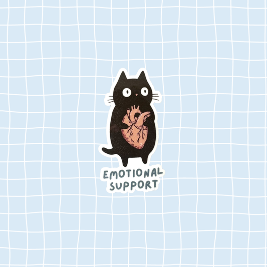 Emotional Support Cat Sticker