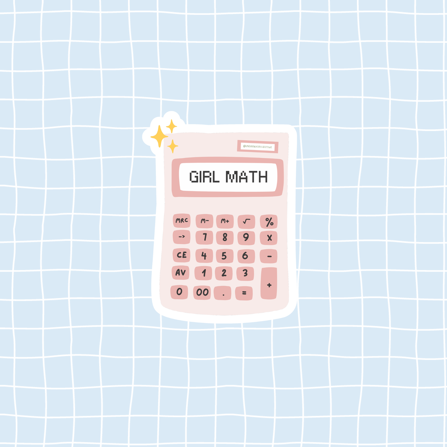 Girl Math Sticker