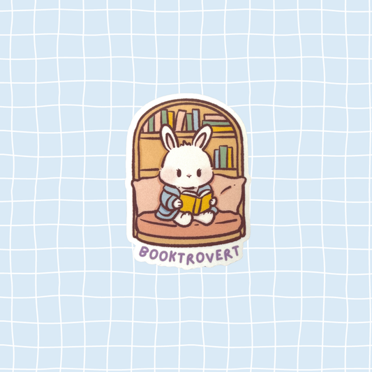 Booktrovert Sticker