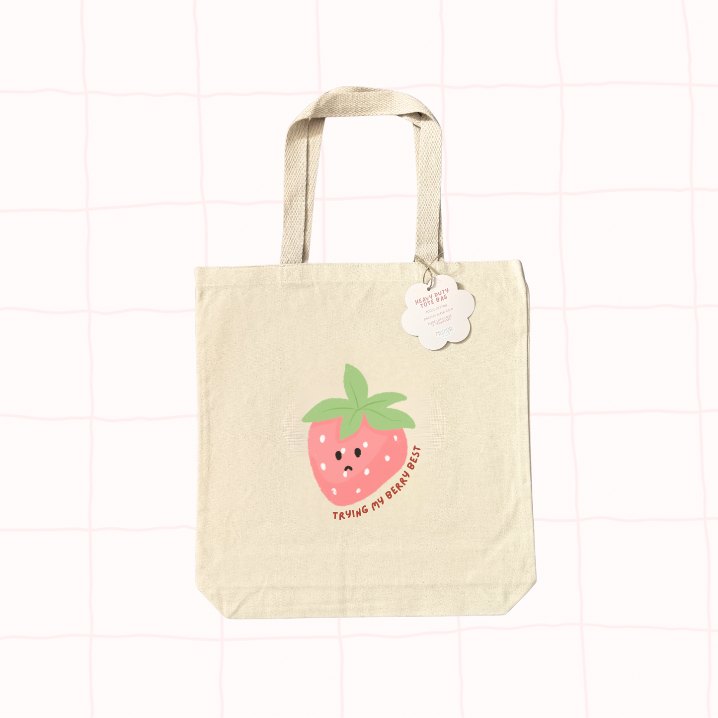 Trying My Berry Best Tote Bag