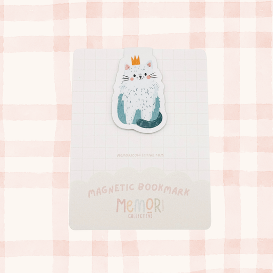 Cat Princess Magnetic Bookmark