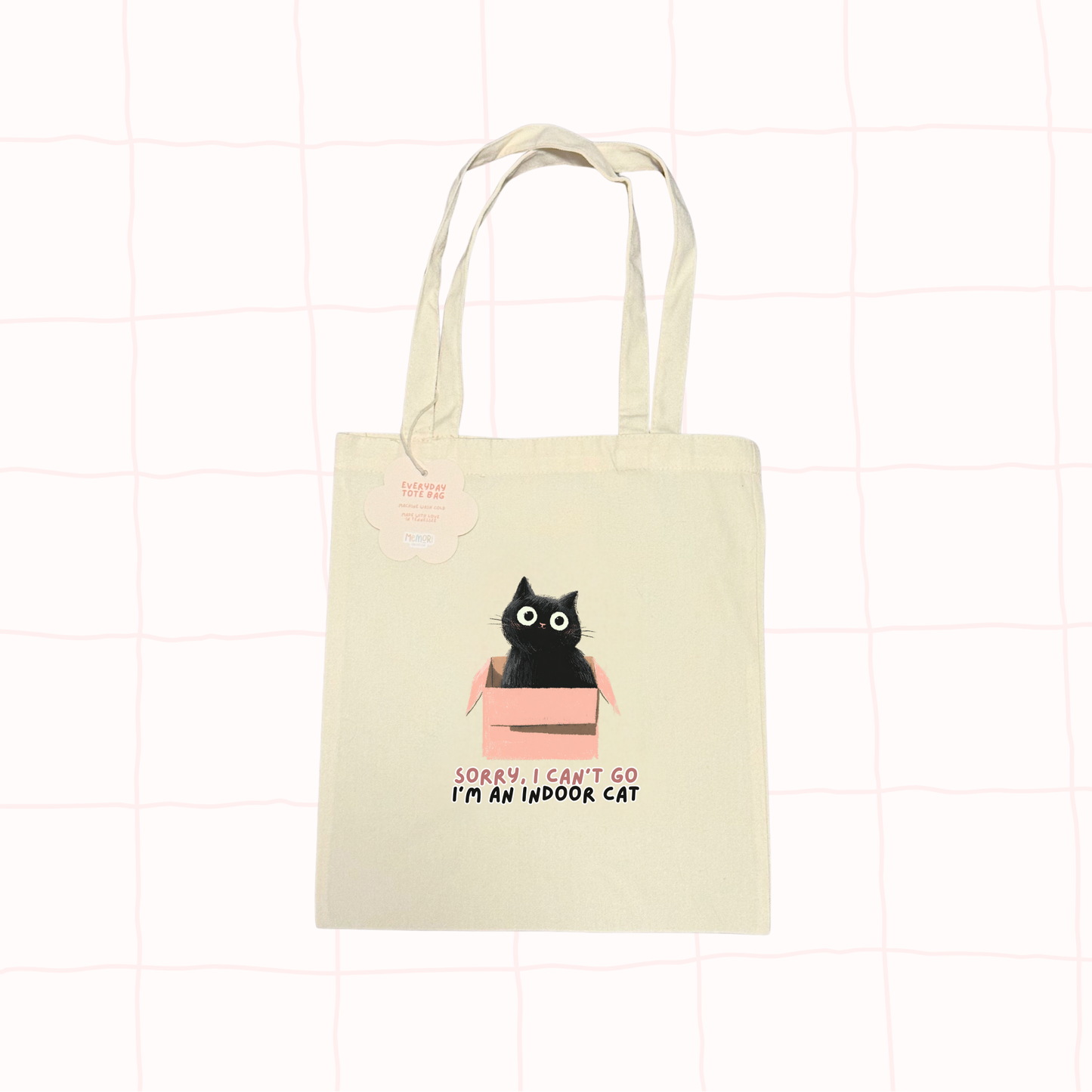 Indoor Cat Tote Bag