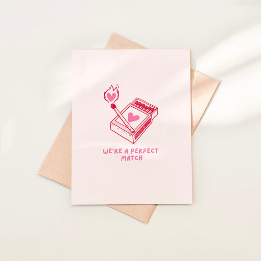 Perfect Match Greeting Card