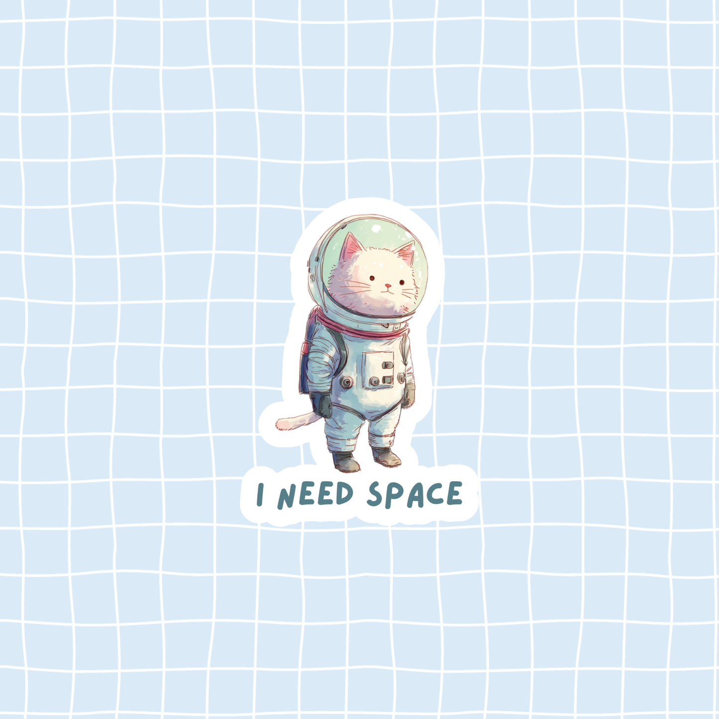 I Need Space Sticker