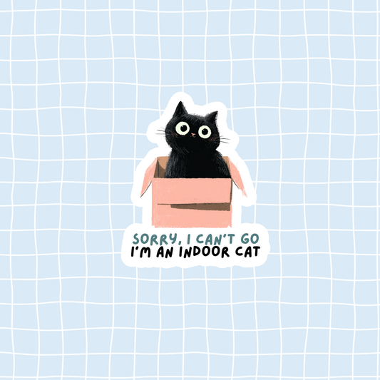 I'm An Indoor Cat Sticker
