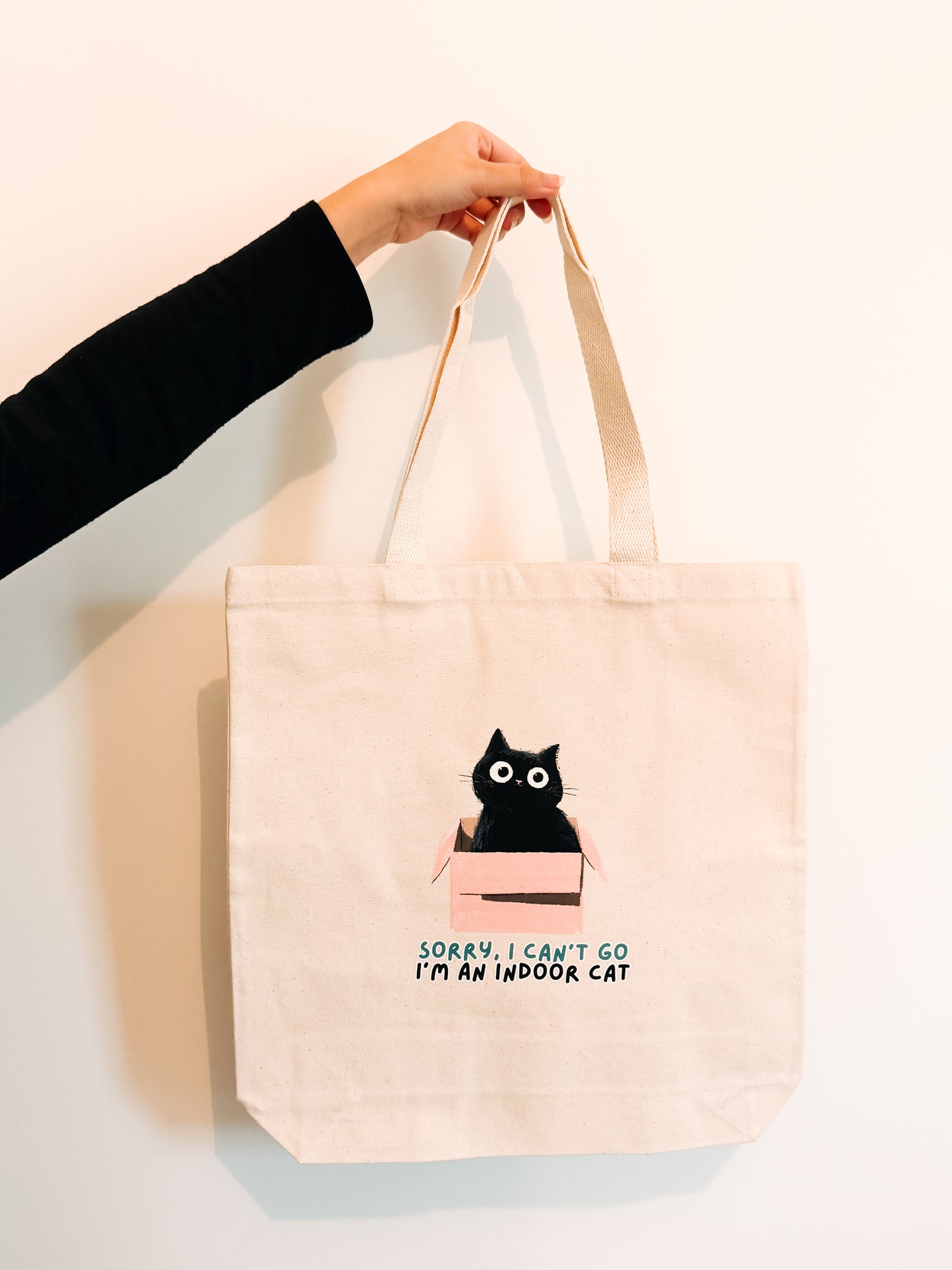 Indoor Cat Tote Bag