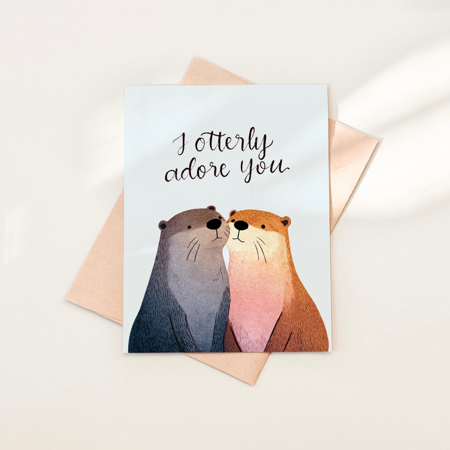 Otterly Adore You Greeting Card