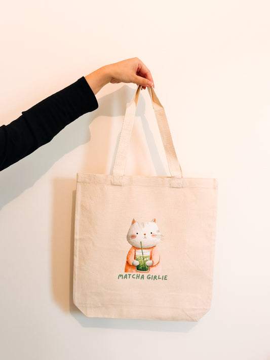 Matcha Girlie Tote Bag