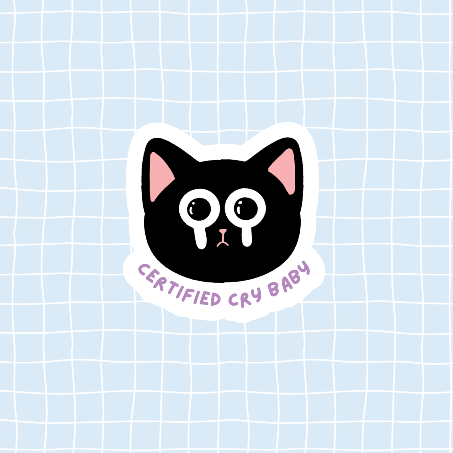 Certified Cry Baby Sticker