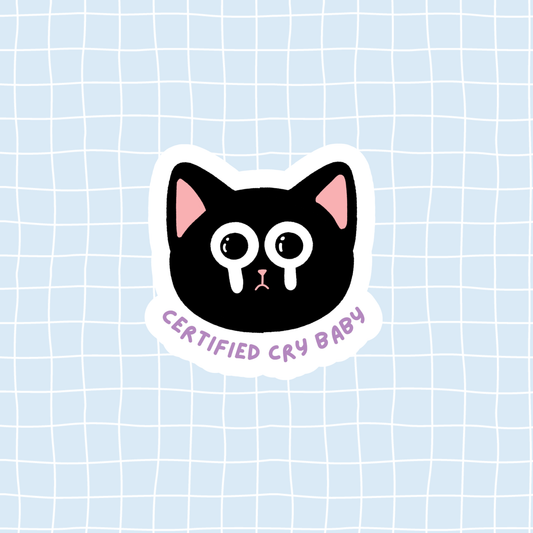 Certified Cry Baby Sticker