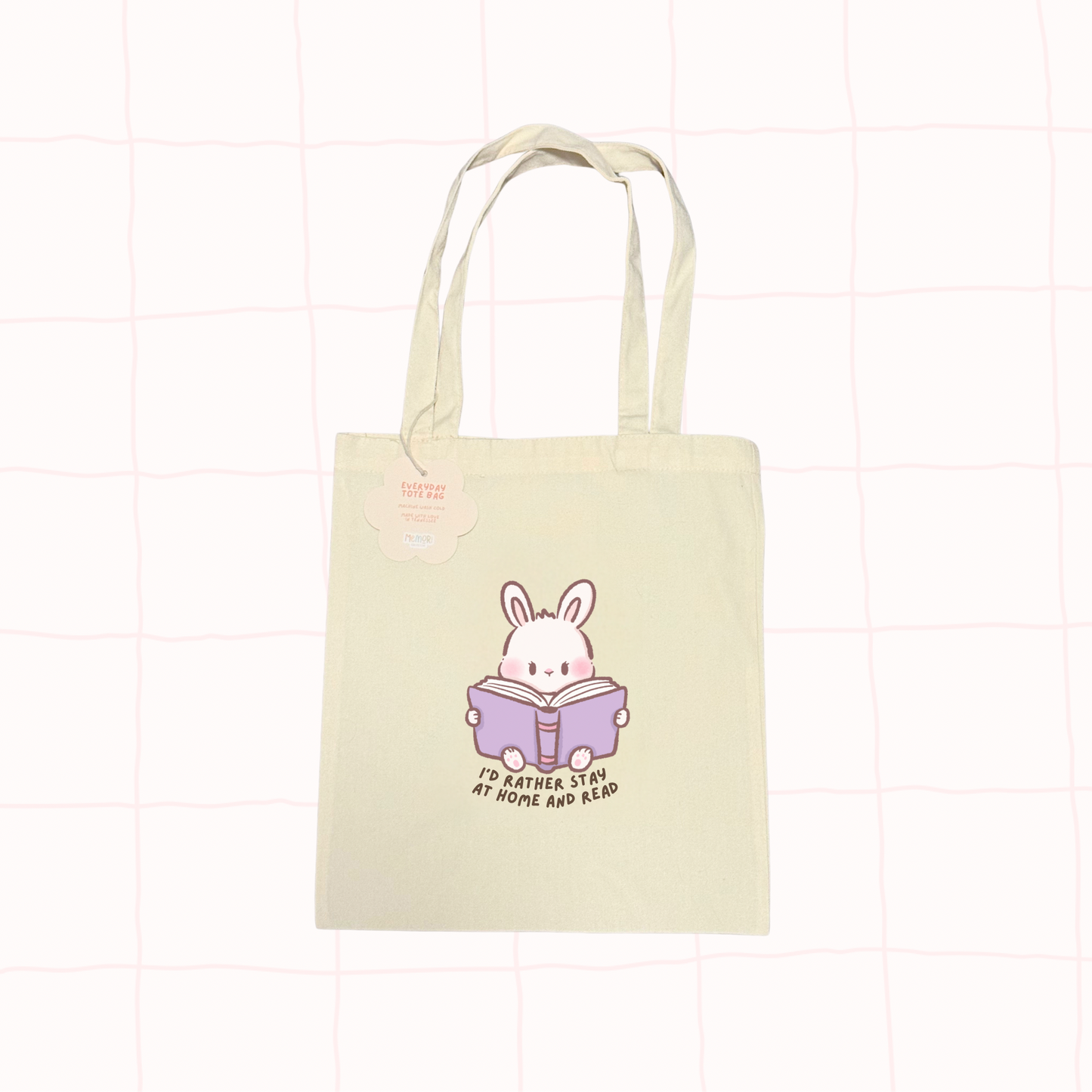 Stay Home & Read Tote Bag