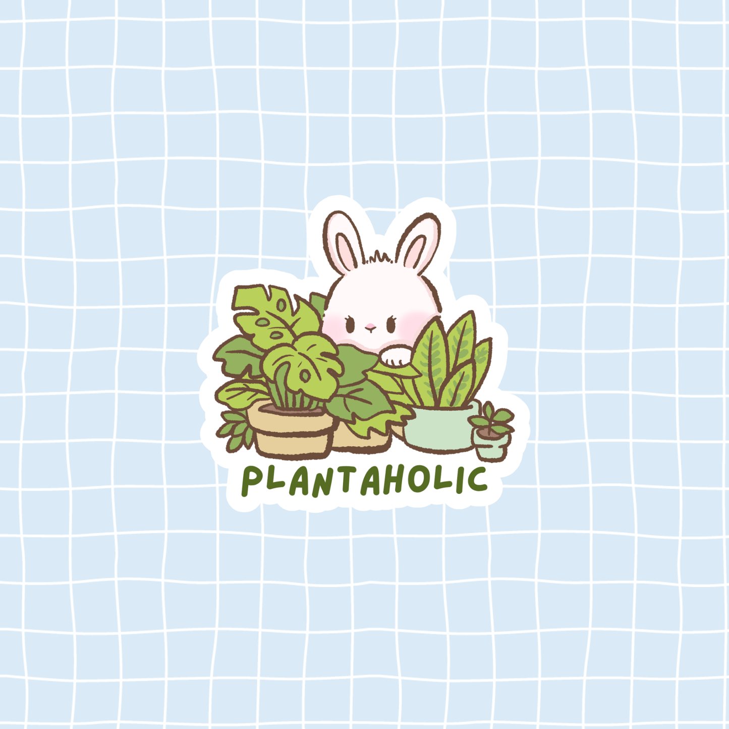 Plantaholic Sticker