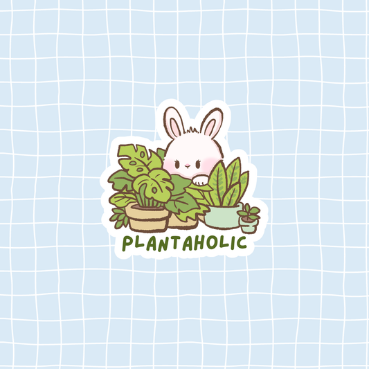 Plantaholic Sticker