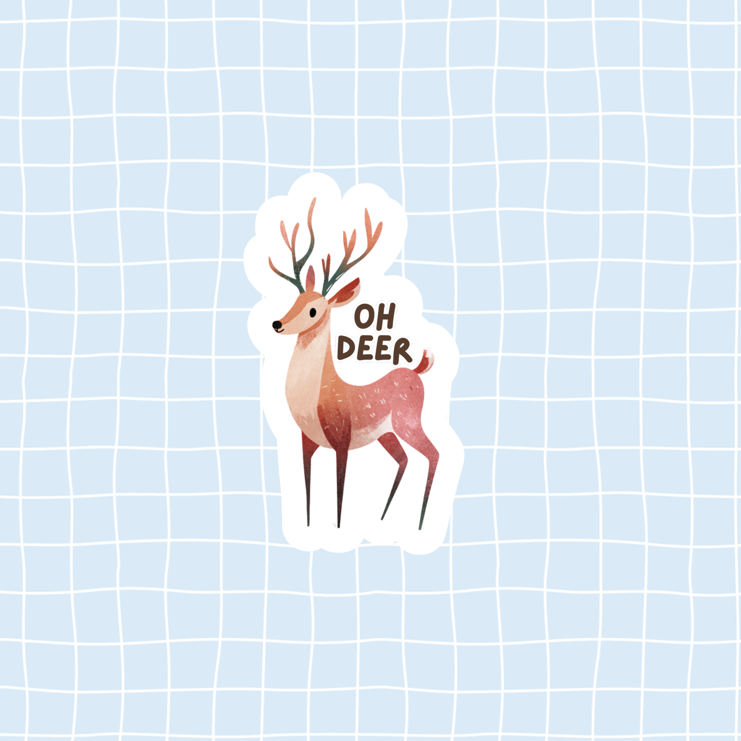 Oh Deer Sticker