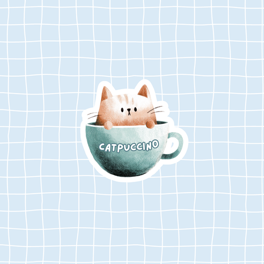 Catpuccino Sticker