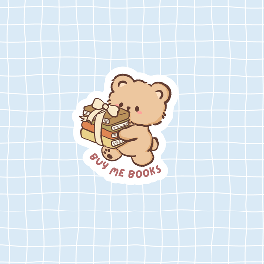 Buy Me Books Sticker
