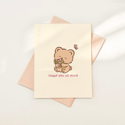 Thank You So Much Greeting Card