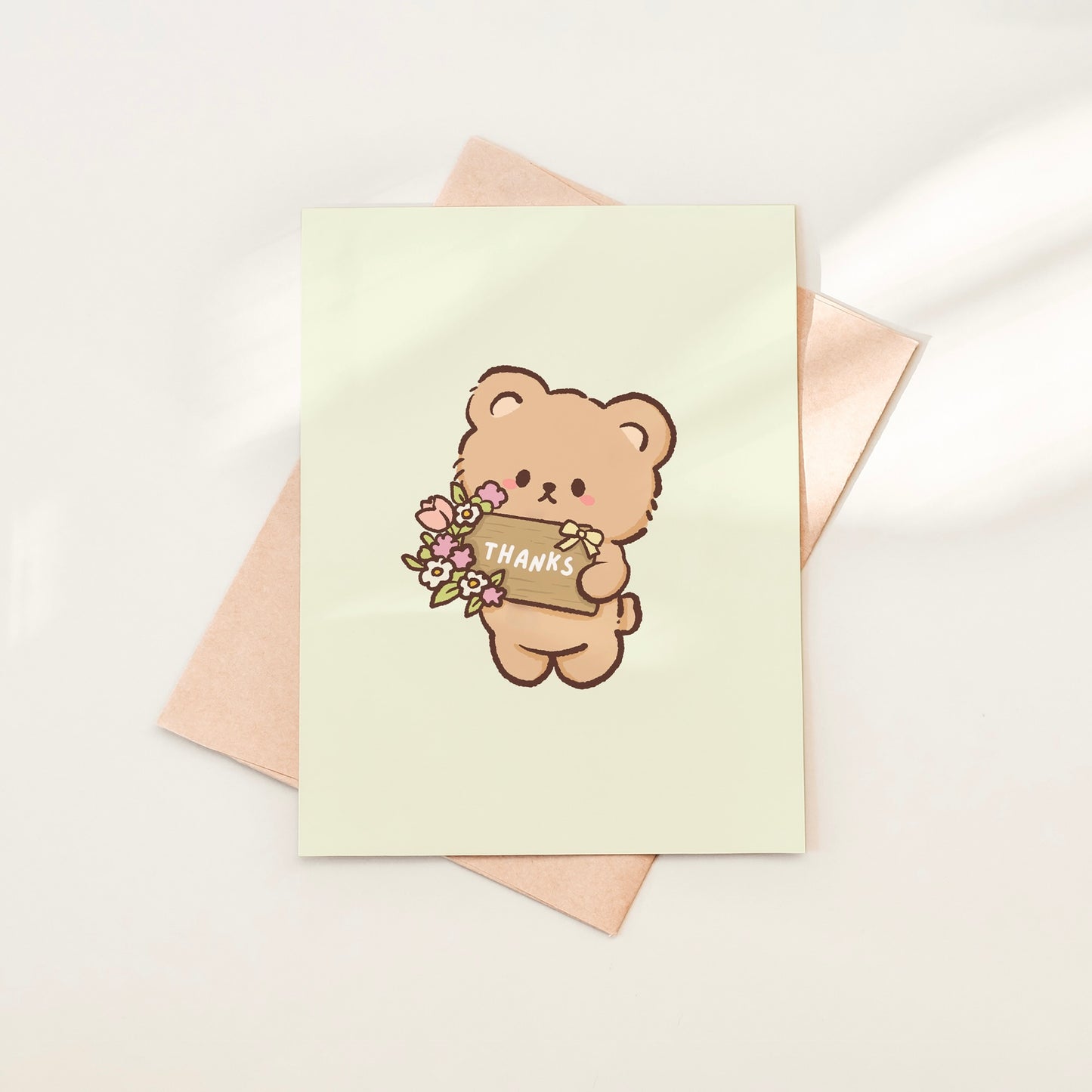 Thanks Bear Greeting Card