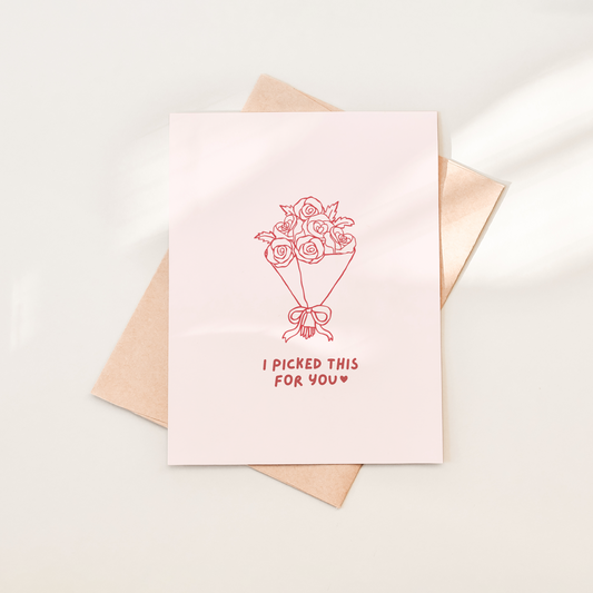 Picked these for you greeting card